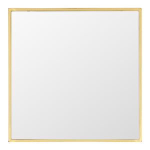 Safavieh Paku Square Side Table - Elegant Gold & Mirror Design, Stylish Metal Frame For Luxurious Living Spaces Gold ,Mirror Metal Acc2324a