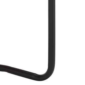 Safavieh Omaka 1 Shelf End Table - Stylish Natural & Black Design With Clear Glass, Perfect For Any Space! Natural ,Black Metal Acc2325a