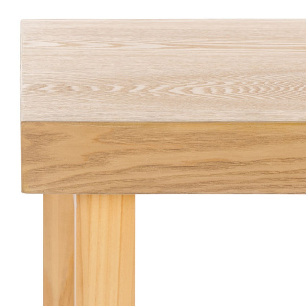 Safavieh Otaki End Table - Stylish Natural Pine Wood Design For Elegant Living Spaces & Decor Display Natural Wood Acc2326a