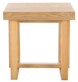 Safavieh Otaki End Table - Stylish Natural Pine Wood Design For Elegant Living Spaces & Decor Display Natural Wood Acc2326a