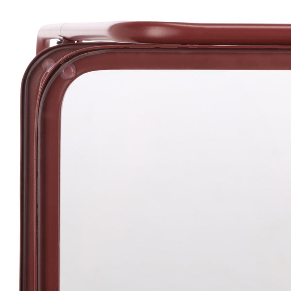 Safavieh Zunia Modern Two-Tier Accent Table - Sleek Design For Stylish Storage, Decor, And Living Room Use Brickred ACC2330C