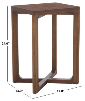 Safavieh Akai Accent Table - Timeless Acacia Wood Design For Stylish Home Decor & Functional Use Walnut Accacia,Mdf,Veneer Acc2400a