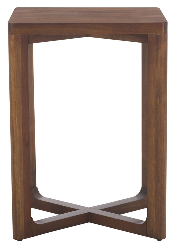 Safavieh Akai Accent Table - Timeless Acacia Wood Design For Stylish Home Decor & Functional Use Walnut Accacia,Mdf,Veneer Acc2400a