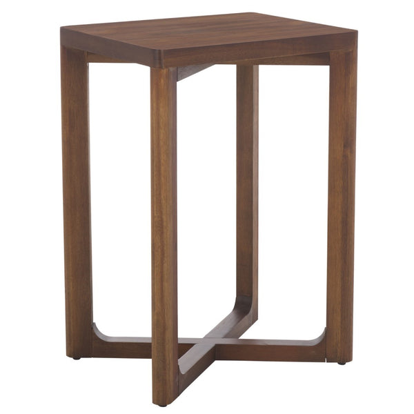 Safavieh Akai Accent Table - Timeless Acacia Wood Design For Stylish Home Decor & Functional Use Walnut Accacia,Mdf,Veneer Acc2400a