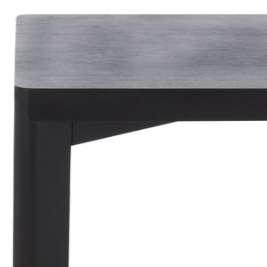 Safavieh Akai Accent Table - Timeless Acacia Wood Design For Stylish Home Decor & Functional Use Black Accacia,Mdf,Veneer Acc2400b