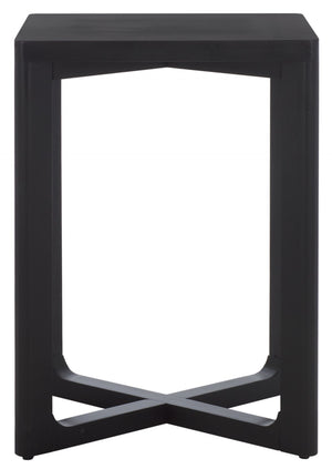 Safavieh Akai Accent Table - Timeless Acacia Wood Design For Stylish Home Decor & Functional Use Black Accacia,Mdf,Veneer Acc2400b