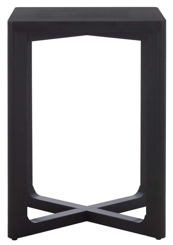 Safavieh Akai Accent Table - Timeless Acacia Wood Design For Stylish Home Decor & Functional Use Black Accacia,Mdf,Veneer Acc2400b