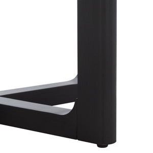 Safavieh Akai Accent Table - Timeless Acacia Wood Design For Stylish Home Decor & Functional Use Black Accacia,Mdf,Veneer Acc2400b