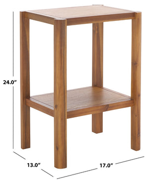 Safavieh Hendro Accent Table - Rustic Acacia Wood Design For Living Room Or Bedroom - Stylish & Versatile Natural Accacia,Mdf,Veneer Acc2401a