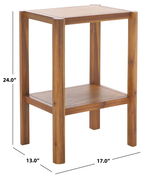 Safavieh Hendro Accent Table - Rustic Acacia Wood Design For Living Room Or Bedroom - Stylish & Versatile Natural Accacia,Mdf,Veneer Acc2401a