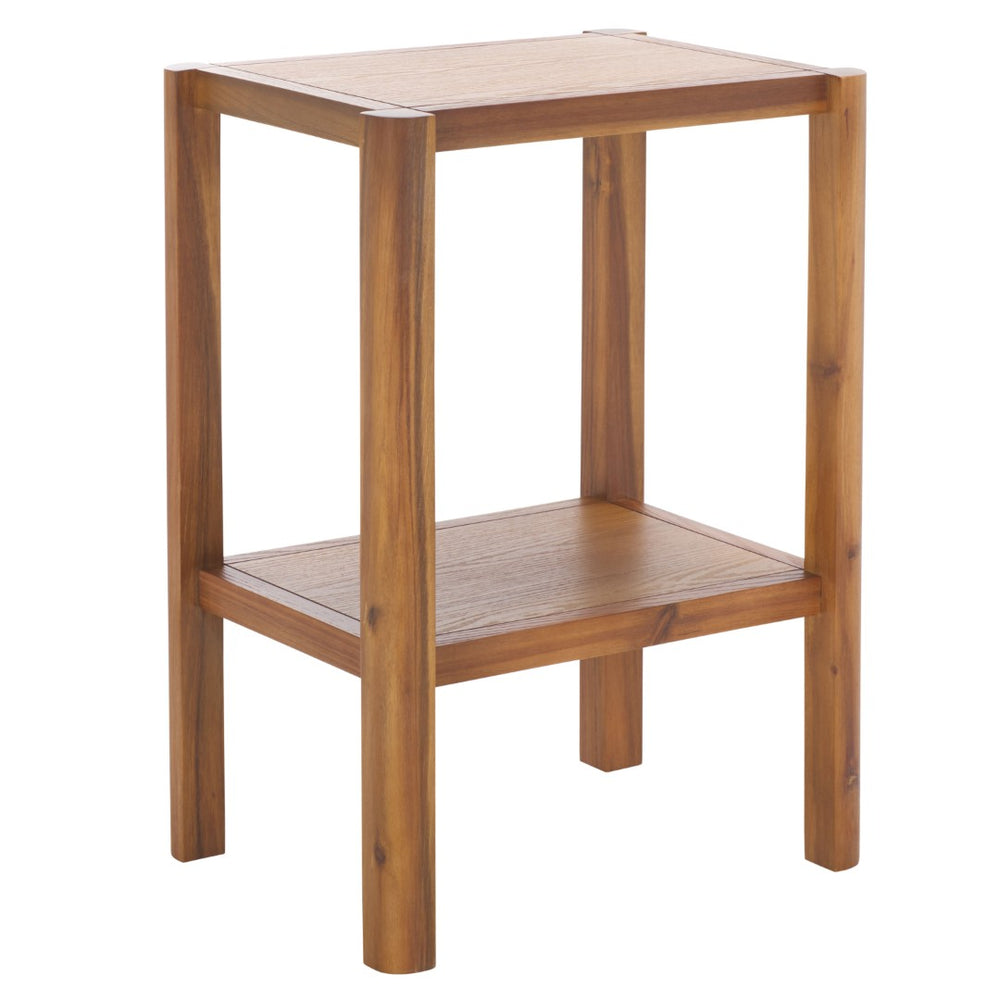 Safavieh Hendro Accent Table - Rustic Acacia Wood Side Table For Stylish Living Room, Bedroom, Or Entryway Natural ACC2401A