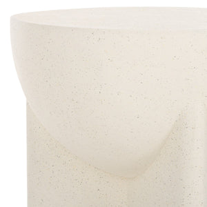 Safavieh Vidette Accent Table White 14.5" x 14.5" x 18"