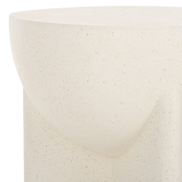 Safavieh Vidette Accent Table White 14.5" x 14.5" x 18"