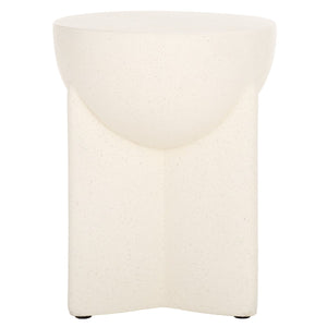 Safavieh Vidette Accent Table White 14.5" x 14.5" x 18"