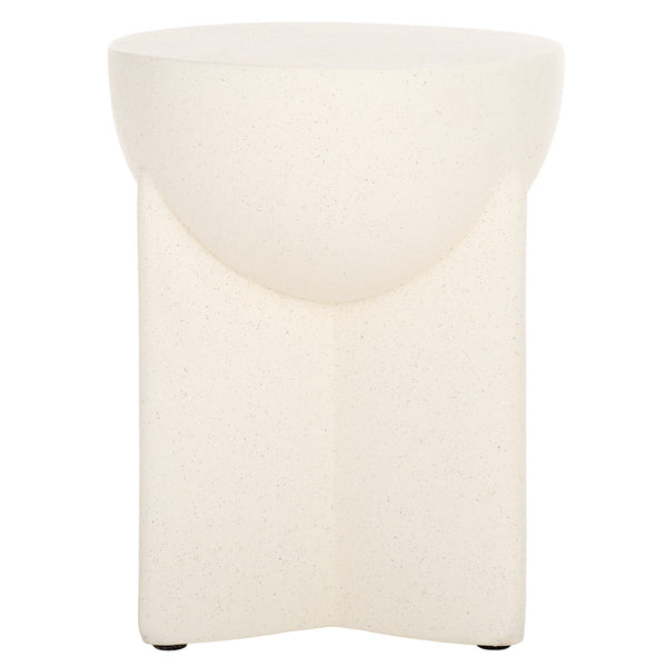 Safavieh Vidette Accent Table White 14.5" x 14.5" x 18"
