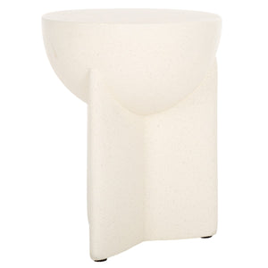 Safavieh Vidette Accent Table White 14.5" x 14.5" x 18"