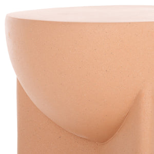 Safavieh Vidette Accent Table Terracotta 14.5" x 14.5" x 18"