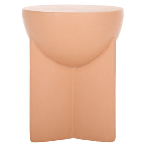 Safavieh Vidette Accent Table Terracotta 14.5" x 14.5" x 18"