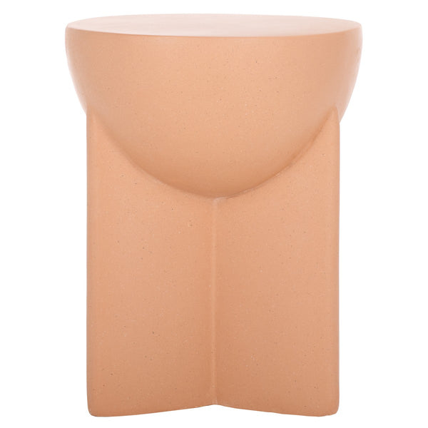 Safavieh Vidette Accent Table Terracotta 14.5" x 14.5" x 18"