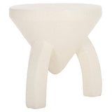 Safavieh Keilani Accent Table White 19.5" x 19.1" x 18.9"