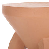 Safavieh Keilani Accent Table Terracotta 19.5" x 19.1" x 18.9"