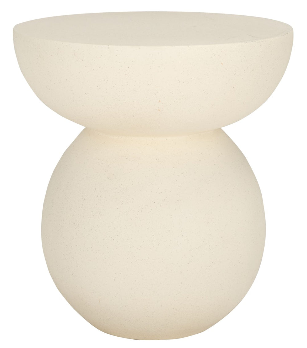 Safavieh Ailani Accent Table - Sculptural Modern Design With Textured Finish For Stylish Living Spaces White ACC2802A