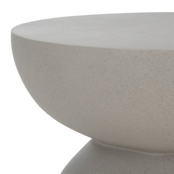 Safavieh Ailani Accent Table - Sculptural Design With Eye-catching Curves For Chic Living Room Appeal Grey Magnesium Oxide Acc2802b