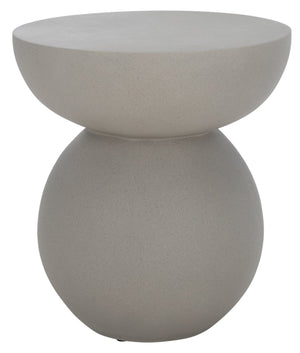 Safavieh Ailani Accent Table - Sculptural Design With Eye-catching Curves For Chic Living Room Appeal Grey Magnesium Oxide Acc2802b