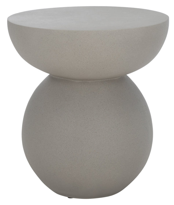 Safavieh Ailani Accent Table - Sculptural Design With Eye-catching Curves For Chic Living Room Appeal Grey Magnesium Oxide Acc2802b