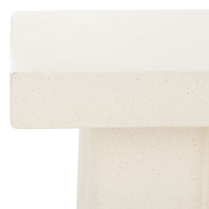 Safavieh Oaklyn Square Accent Table - Elegant White Design For Modern Living Rooms & Stylish Decor Solutions White Magnesium Oxide Acc2803a