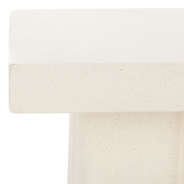 Safavieh Oaklyn Square Accent Table - Elegant White Design For Modern Living Rooms & Stylish Decor Solutions White Magnesium Oxide Acc2803a