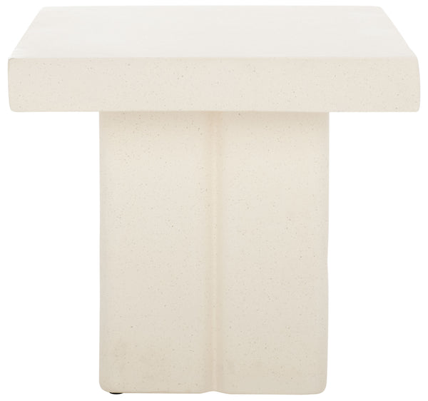 Safavieh Oaklyn Square Accent Table - Elegant White Design For Modern Living Rooms & Stylish Decor Solutions White Magnesium Oxide Acc2803a