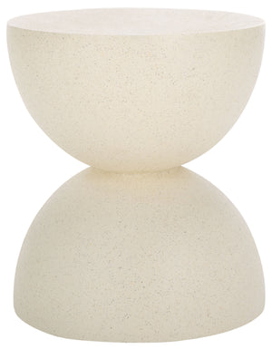 Safavieh Austyn Hourglass Accent Table - Elegant Curved Design For Stylish Home Decor & Functional Charm White Magnesium Oxide Acc2804a