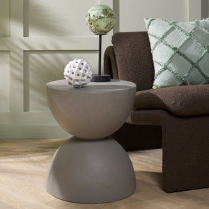 Safavieh Austyn Hourglass Accent Table - Elegant Curved Design For Stylish Home Decor & Functional Charm Grey Magnesium Oxide Acc2804b