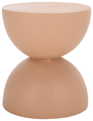 Safavieh Austyn Hourglass Accent Table - Elegant Curved Design For Stylish Home Decor & Functional Charm Terracotta Magnesium Oxide Acc2804c