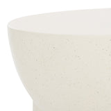 Safavieh Kataleya Accent Table White 15.9" x 15.9" x 19.5"