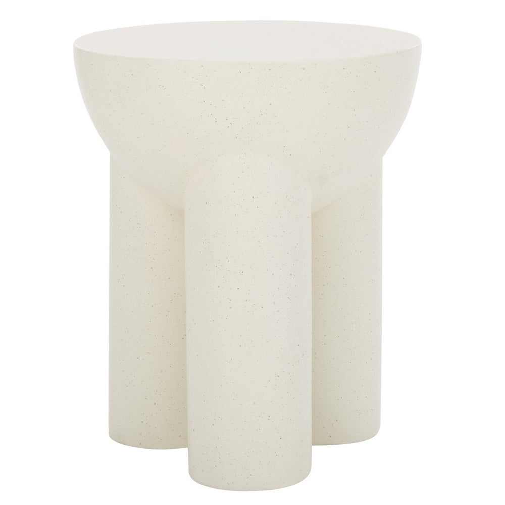 Safavieh Kataleya Accent Table White 15.9" x 15.9" x 19.5"