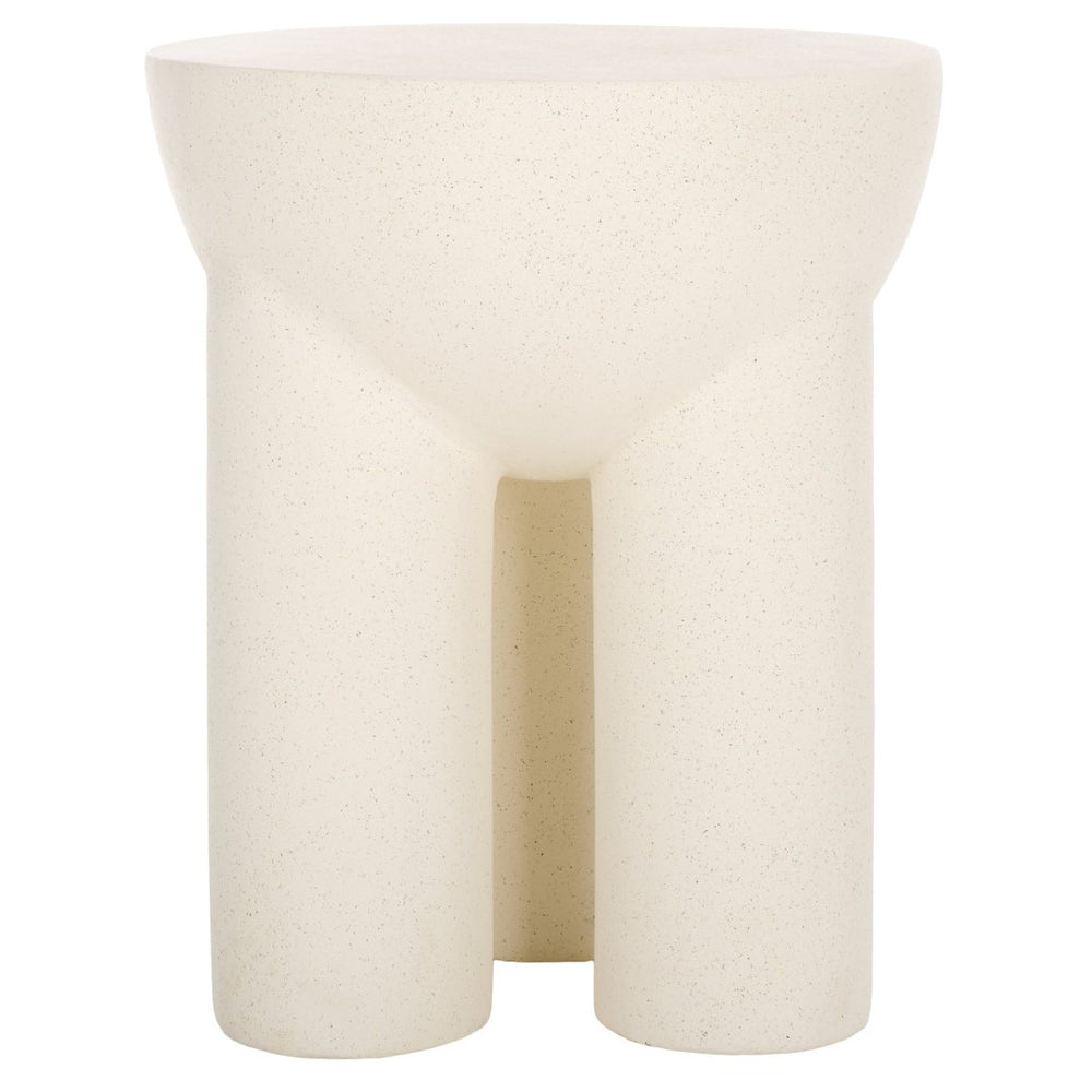 Safavieh Kataleya Accent Table - Chic Sculptural Design For Modern Living Spaces, Ideal For Displaying Decor White ACC2805A