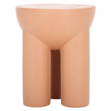 Safavieh Kataleya Accent Table Terracotta 15.9" x 15.9" x 19.5"