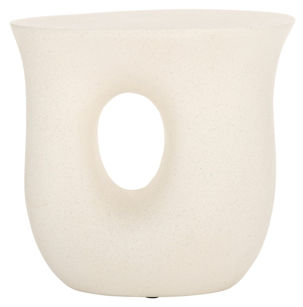 Safavieh Irelyn Accent Table - Sculptural Elegance With Organic Silhouette And Textured Finish For Any Room White ACC2806A