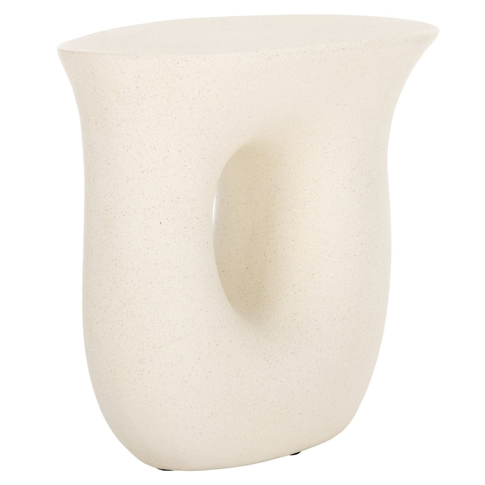 Safavieh Irelyn Accent Table - Sculptural Elegance With Organic Silhouette And Textured Finish For Any Room White ACC2806A