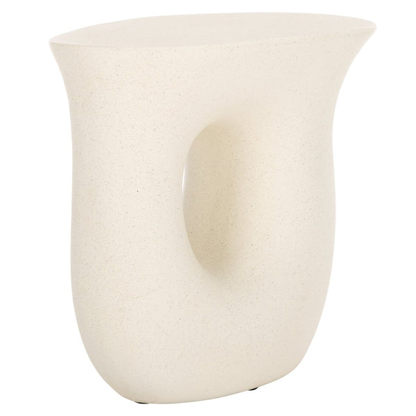 Safavieh Irelyn Accent Table - Sculptural Elegance With Organic Silhouette And Textured Finish For Any Room White ACC2806A