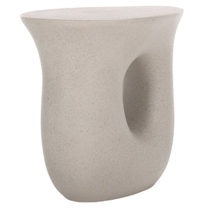 Safavieh Irelyn Accent Table - Sculptural Elegance With Organic Silhouette And Textured Finish For Any Room Grey ACC2806B