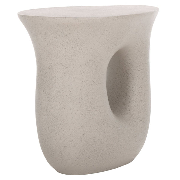 Safavieh Irelyn Accent Table - Sculptural Elegance With Organic Silhouette And Textured Finish For Any Room Grey ACC2806B