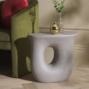 Safavieh Irelyn Accent Table - Sculptural Elegance With Organic Silhouette And Textured Finish For Any Room Grey ACC2806B
