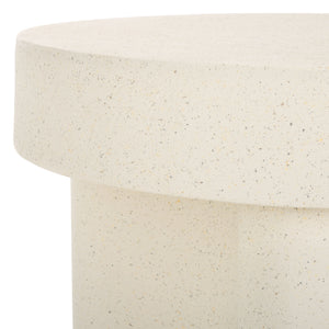 Safavieh Kadence Accent Table - Modern Sculptural Design For Stylish Home Decor And Functional Charm White Magnesium Oxide Acc2807a