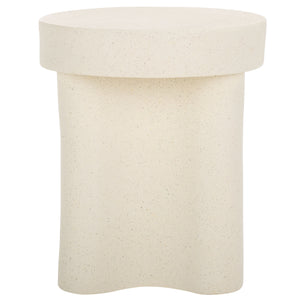 Safavieh Kadence Accent Table - Modern Sculptural Design For Stylish Home Decor And Functional Charm White Magnesium Oxide Acc2807a