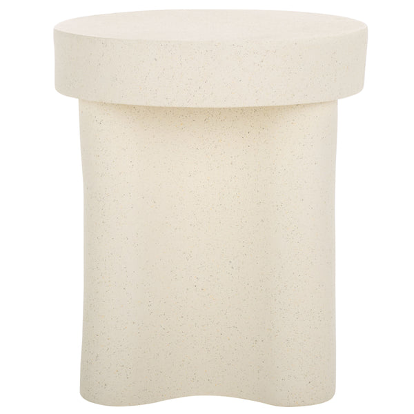 Safavieh Kadence Accent Table - Modern Sculptural Design For Stylish Home Decor And Functional Charm White Magnesium Oxide Acc2807a