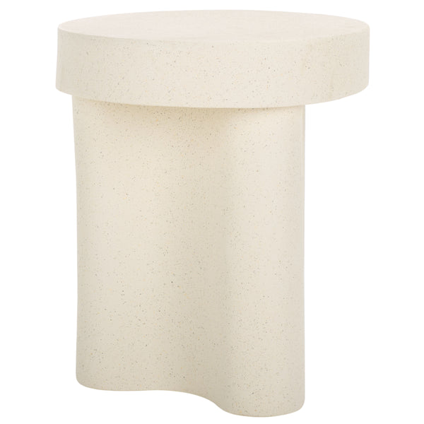 Safavieh Kadence Accent Table - Modern Sculptural Design For Stylish Home Decor And Functional Charm White Magnesium Oxide Acc2807a