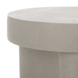 Safavieh Kadence Accent Table - Modern Sculptural Design For Stylish Home Decor And Functional Charm Grey Magnesium Oxide Acc2807b